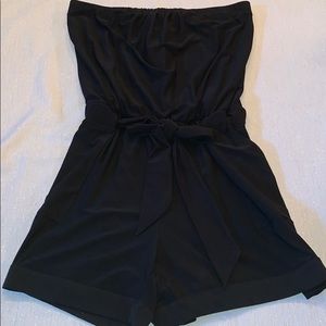 White House Black Market strapless romper